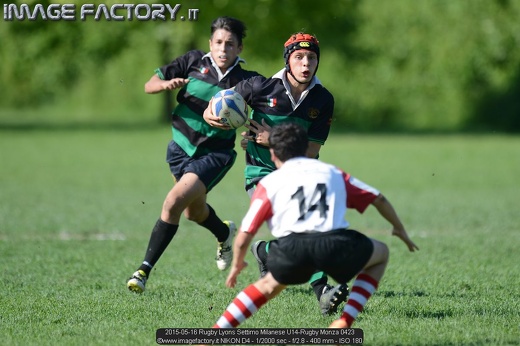 2015-05-16 Rugby Lyons Settimo Milanese U14-Rugby Monza 0423